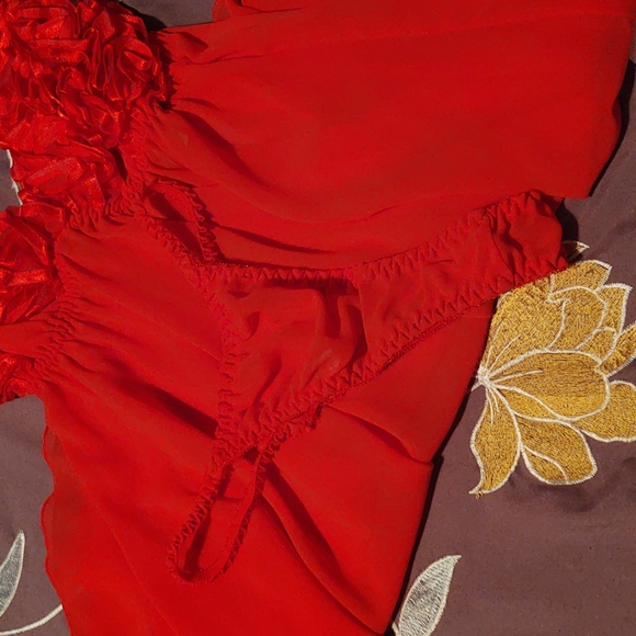 Victoria's Secret Red Adjustable Straps Nightie Set XS - Picture 11 of 12